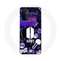 Coque Oppo A54 5G BTS army logo Bangtan Subs