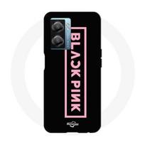 Maniacase Case for Narzo 50 5G Blackpink VIP Tickets Blackpink logo Front black juoda