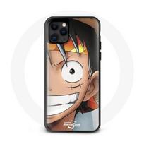 Case - Maniacase - Iphone 12 Pro Max - One Piece Luffy Manga - Silicone - Soft juoda