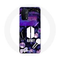 Coque pour Oppo A74 5G Bangtan Sonyeondan BTS Logo Army Bomb Lightstick
