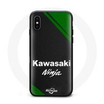 Coque - Kawasaki - Iphone XS Max - Souple - Noir - Motif Ninja