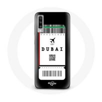 Coque pour Samsung Galaxy A70 Billet d'avion Dubai