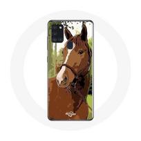 Case - Samsung - Galaxy A21S - Soft - Brown - Horse Breed ruda