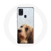 Case - Samsung - Galaxy A21S - Soft - Black - Petit basset griffon vendéen