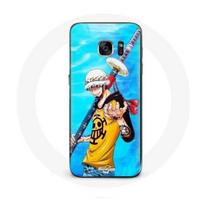 Coque pour Samsung Galaxy S7 Edge One Piece Manga Trafalgar Law epée