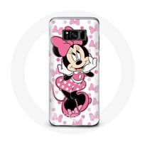 Coque pour Samsung Galaxy S8 Minnie Mouse Dessin animé mignon rose