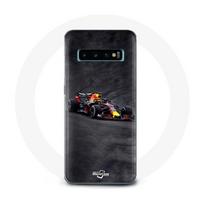 Coque pour Samsung Galaxy S10 plus Formule 1 Max Verstappen F1 noir rouge et jaune