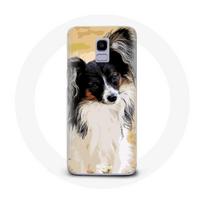 Coque pour Samsung Galaxy A8 2018 Épagneul nain continental papillon Race de chiens