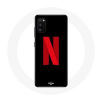 Coque pour Samsung Galaxy S20 plus Netflix Logo rouge fond noir