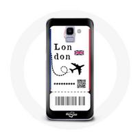 Coque pour Samsung Galaxy A6 2018 Billet d'avion London