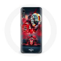 Case - Formula 1 - Huawei P20 - Soft - Red - Sebastian Vettel raudona