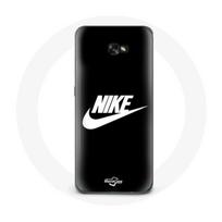Coque pour samsung galaxy A5 2017 Nike Logo blanc fond Noir