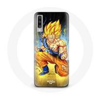 Coque pour Samsung Galaxy A50 Son goku dragon ball corps enervé
