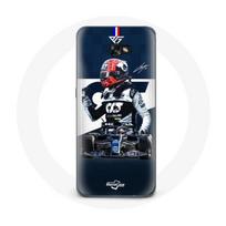 Coque pour Samsung Galaxy A5 2017 Formule 1 Max Verstappen Pilote automobile F1 Bleu