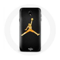 Coque pour Samsung Galaxy S5 Air michael jordan logo jaune