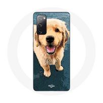 Coque - Samsung - Galaxy S20 FE - Souple - Noir - Golden retriever Chiot