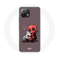 Coque pour Xiaomi Mi 11 Lite DeadPool unicorn licorne