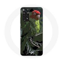 Coque pour Xiaomi Redmi Note 11S Pionus Perroquet Rouge Vert