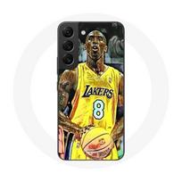 Coque pour Samsung Galaxy S21 FE Kobe Bryant Dunk lakers 8 NBA Noir