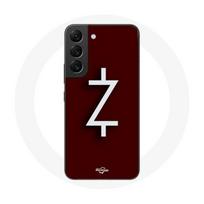 Coque pour Samsung Galaxy S21 FE Ozark Saison 4 Logo Z Blanc Fond Rouge
