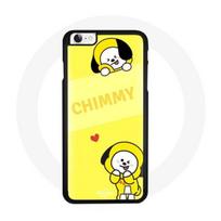 Coque pour Iphone 4 BTS Bangtan BT21 Chimmy Jimin Fond Jaune