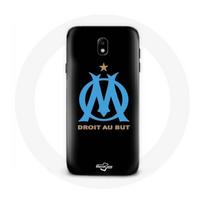 Coque pour Samsung Galaxy S5 Logo Olympique de Marseille Fond Noir