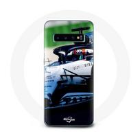Coque pour Samsung Galaxy S10 edge Formule 1 Pierre Gasly Pilote F1 Blanc