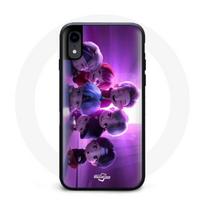 Coque pour Iphone XR BTS TinyTAN Animation Affiche RM Jin Suga J-Hope Jimin V Et Jungkook Mic Drop