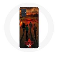 Coque pour Samsung Galaxy A51 5G Stranger Things Saison 4 Affiche Art Equipages de la Nouvelle Théor