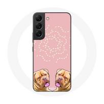 Coque pour Samsung Galaxy S21 FE Dogue de Bordeaux symétrique photo