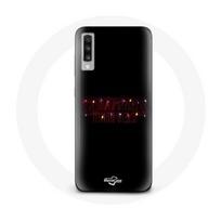 Coque pour Samsung Galaxy A70 Stranger Things Affiche Logo Joyeux noël