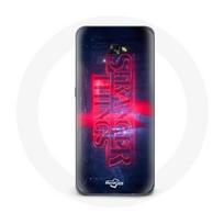 Coque pour Samsung Galaxy A5 Stranger Things Logo Transparent Saison 4 Bande annonce 2022