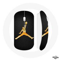 Wireless Mouse - Air - Michael Jordan - Yellow - USB Wifi - Compatible Mac and PC