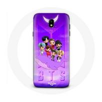 Coque pour Samsung Galaxy S5 BTS TinyTAN Animation Affiche RM Jin Suga J-Hope Jimin Jungkook Et V Zero O’Clock