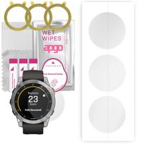 3x apgo hidrogelinė ekrano apsauga, skirta Garmin epix 2, hidrogelio plėvelė, su pozicionavimo sluoksniu lengvas montavimas