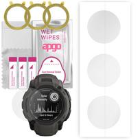 3x apgo Hydrogel ekrano apsauga, skirta Garmin Instinct 2X Solar, hidrogelio plėvelė, su pozicionavimo sluoksniu, kurį lengva montuoti