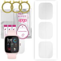 3x apgo Hydrogel Screen Protector for Amazfit GTS 4 Mini, Hydrogel Film, with positioning layer easy installation