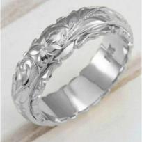 Delysia King Women Carving Rose Ring Anniversary Gift  Trendy Aristocats Versatile Jewellery 5