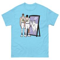 Nikola Jokic ir Jamal Murray Mirror Goats unisex marškinėliai S