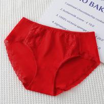 Seamless Underwear for Women Anti-bacterial Briefs Breathable Comfortable Solid Color Mid-waist Panties XL beige