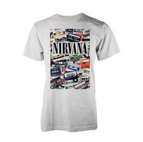 Nirvana 'Cassettes' Unisex T-Shirt XXXXL gray