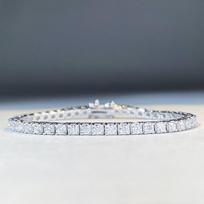 Moissanite teniso grandinėlė S925 sterlingo sidabro apyrankė vyrams ir moterims 2,5 mm moissanite apyrankė 15cm