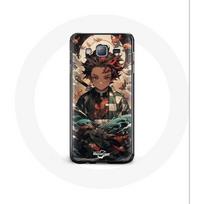 Case - Maniacase - Samsung Galaxy J7 2016 - Demon Slayer Tanjiro - Soft - Black