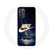 Coque pour Samsung Galaxy A23 5G Nike Logo Doré Nuit Étoilée - Maniacase