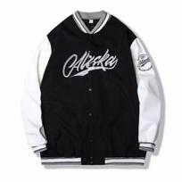 Fall Winter Men Jacket Letter Embroidery Stand Collar Striped Single-breasted Young Style Loose Cardigan Long Sleeve Streetwear Sports Baseball Coat M juoda