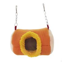 Kabantis žiurkėno guolis Jūrų kiaulytės urvas Mielas pliušinis žiemos miego lizdas 20x13x13 cm, šinšiloms