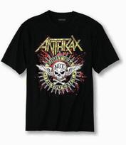 Anthrax Fight 'Em 'Til You Can'T Rock Band Tee Unisex T-Shirt S