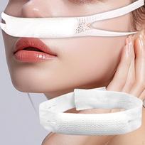Nosies tvarstis laikiklis elastinis nosies minkštas nailonas ausis kelionei white