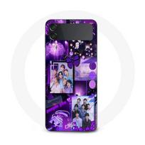 Case - Maniacase - Samsung Galaxy Z Flip4 - Soft - Silicone - BTS Concept Purple juoda