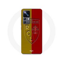Coque Xiaomi 12T RCL LENS Logo fond jaune et rouge geltona